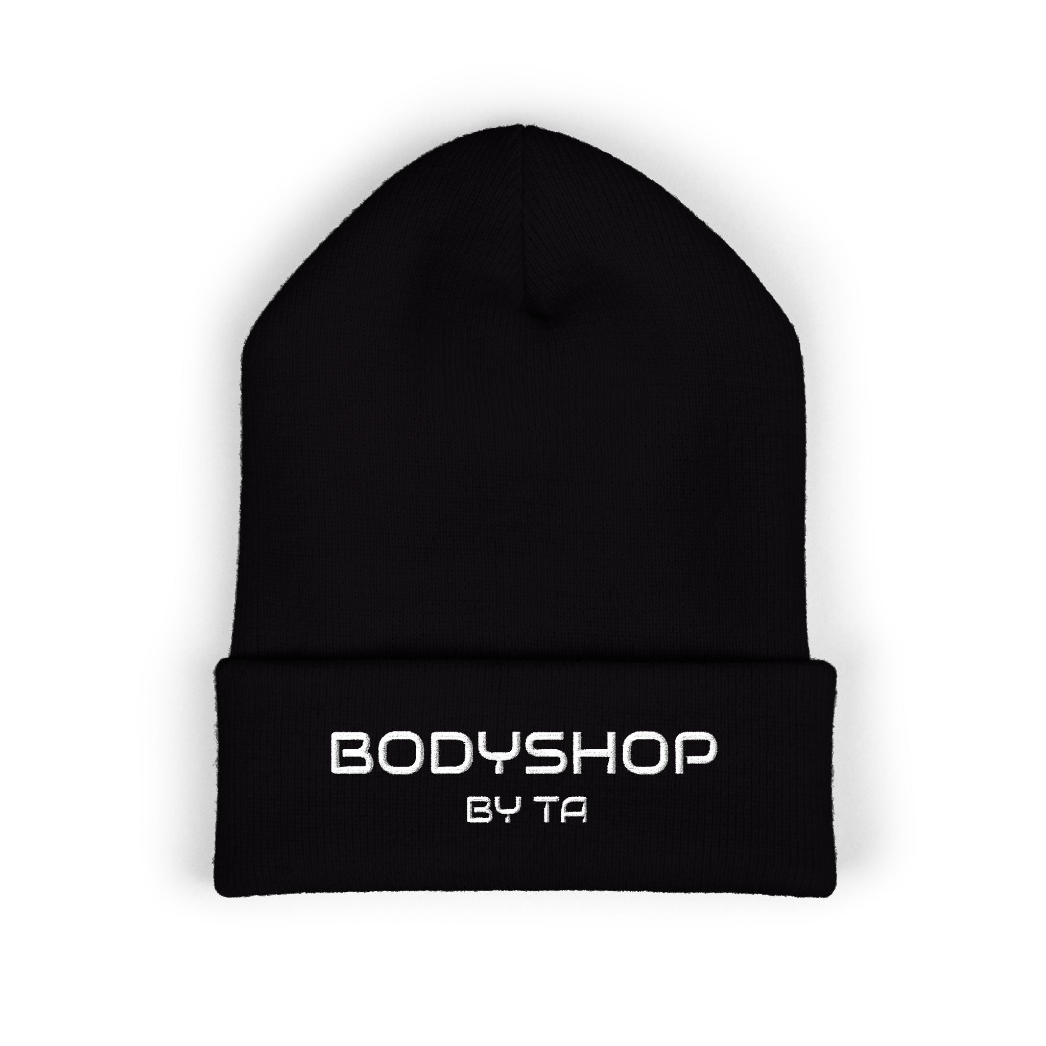 Embroidered 'Bodyshop by TA' Classic Cuffed Beanie