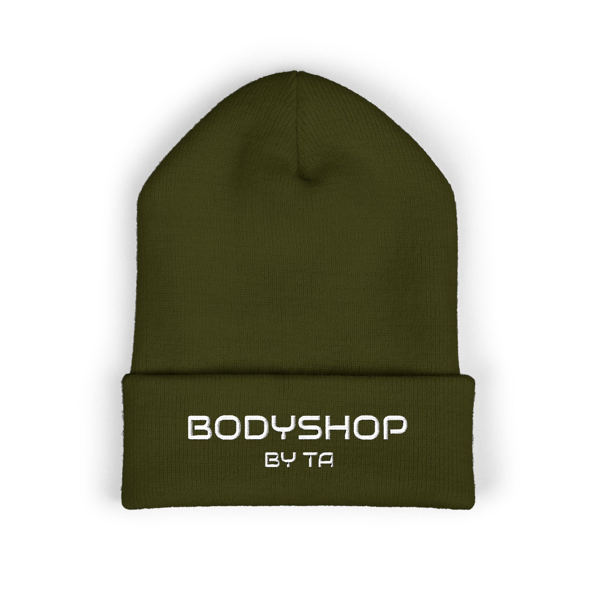 Embroidered 'Bodyshop by TA' Classic Cuffed Beanie